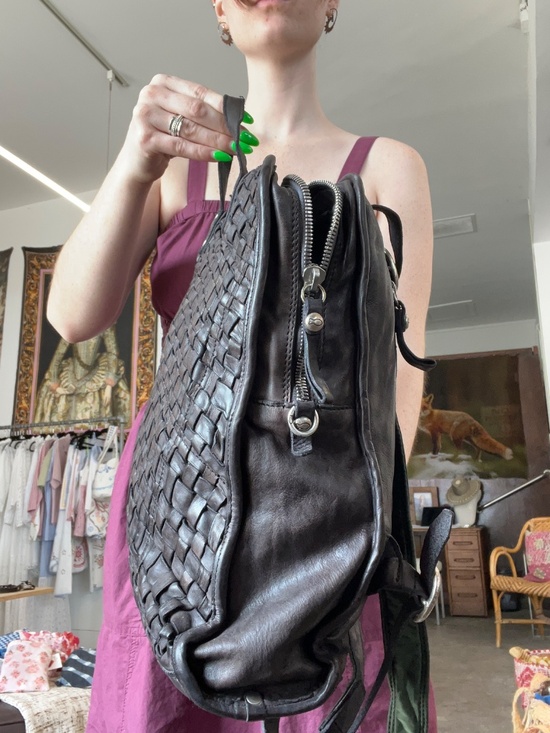 Campomaggi Woven Leather Backpack main image 5